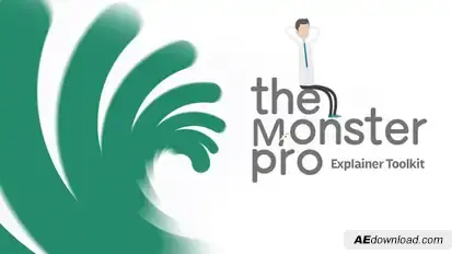 Explainer Package Video Displays template preview