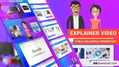Explainer Video | Dream Shopping Online Video Displays template preview