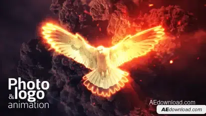 Explosion Logo Animation Video Displays template preview