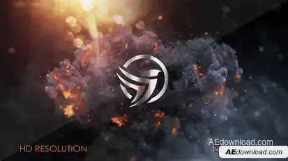 Explosive Intro Premiere Pro template preview