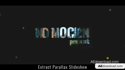 Extract Parallax Slideshow Video Displays template preview