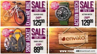 Extreme SALE Video Displays template preview