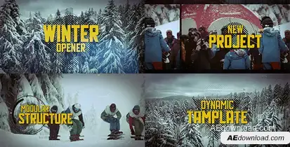 Extreme Sport Promo Video Displays template preview