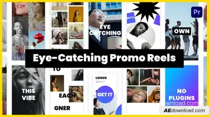 Eye-Catching Promo Reels and Stories | Premiere Pro Premiere Pro template preview