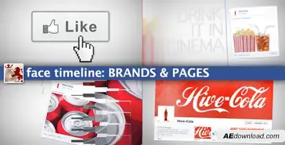 Face Timeline: Brands&Pages Video Displays template preview