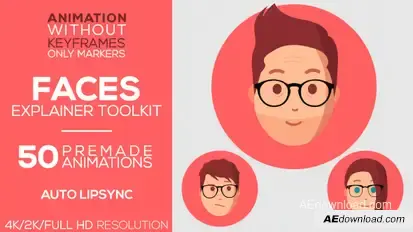Faces | Explainer-Toolkit Video Displays template preview