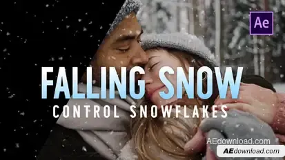 Falling Snow Toolkit Video Displays template preview