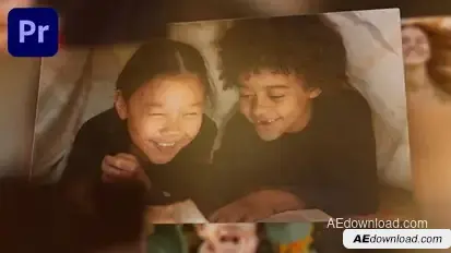 Family Album Slideshow Premiere Pro template preview