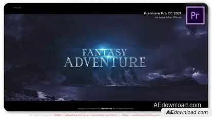 Fantasy and Adventure Trailer Premiere Pro template preview