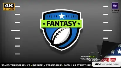 Fantasy Focus | Fantasy Football Kit Video Displays template preview