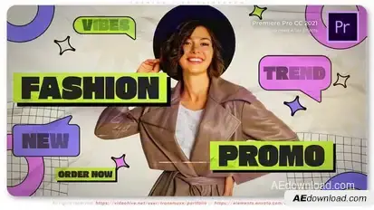 Fashion Life Slideshow Premiere Pro template preview