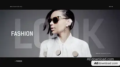 Fashion Look / Stylish Opener / Clothes Collection / Event Promo / Models and Designers Video Displays template preview