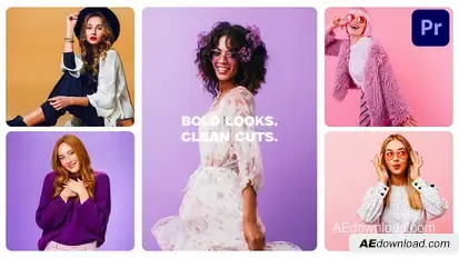 Fashion Multiscreen | MOGRT Premiere Pro template preview
