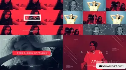 Fashion Opener Video Displays template preview