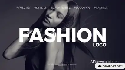 Fashion Stomp Logo Video Displays template preview