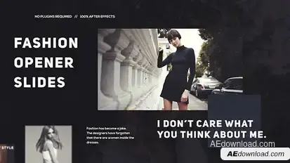 Fashion Stylish Promo Video Displays template preview