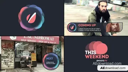 Fashion Time Broadcast Identity Video Displays template preview