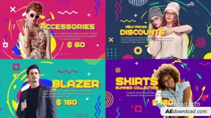 Fashion Top 10 Countdown Video Displays template preview