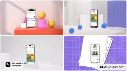 Fast App Logo Reveal PP Premiere Pro template preview
