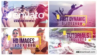 Fast Dynamic Slideshow Video Displays template preview