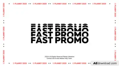 Fast Promo Video Displays template preview