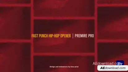 Fast Punch Hip-Hop Opener Premiere Pro Premiere Pro template preview