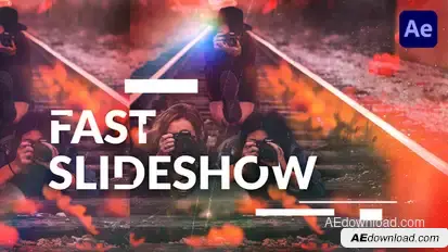 Fast Slideshow Video Displays template preview