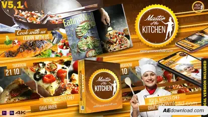 Favorite Cooking Show v5 Video Displays template preview