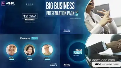 Favorite Corporate Presentation V2 Video Displays template preview
