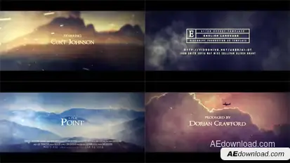 Film Intro Video Displays template preview