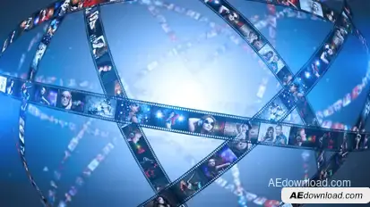 Film Reel Promo Video Displays template preview