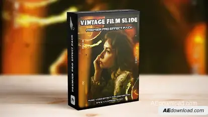 Film Slide Transition in Premiere Pro Premiere Pro template preview