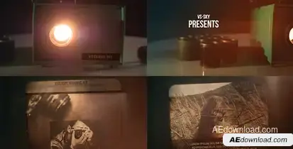 Filmstrip Projector Video Displays template preview