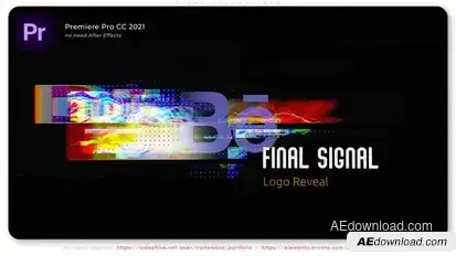 Final Signal Logo Premiere Pro template preview