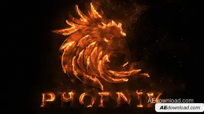Flame Logo Video Displays template preview