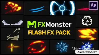 Flash FX Pack | After Effects Video Displays template preview