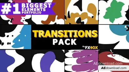 Flash FX Splash Transitions | After Effects Video Displays template preview
