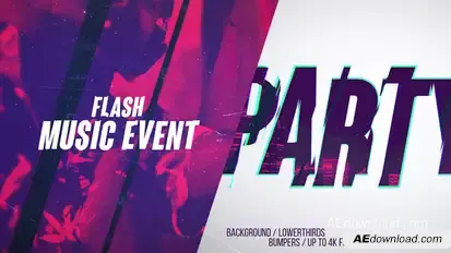Flash Music Event v2.0 Video Displays template preview