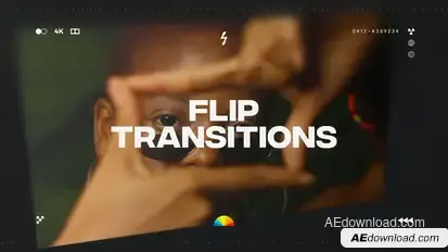 Flip Transitions for Premiere Pro Premiere Pro template preview
