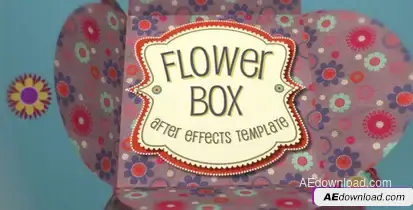Flower Box Display – Videohive Video Displays template preview
