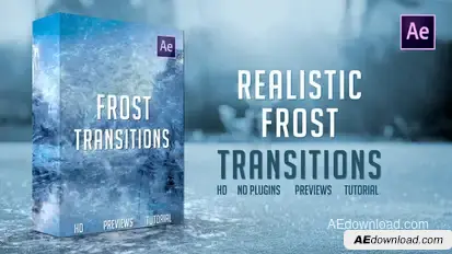 Frost Transitions Video Displays template preview