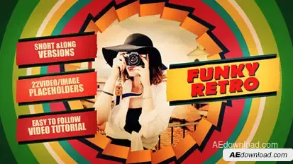 Funky Retro Video Displays template preview