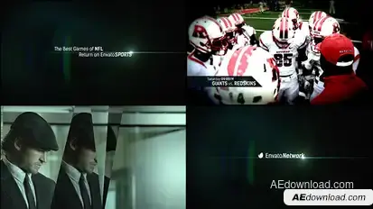 Futura - Promo Video Displays template preview
