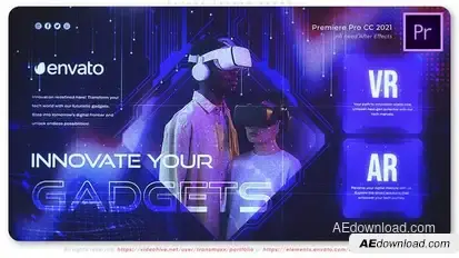 Future Techno Promo Premiere Pro template preview