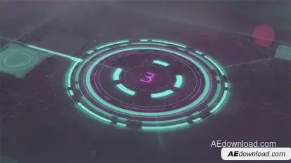 Futuristic Cinematic Trailer Video Displays template preview