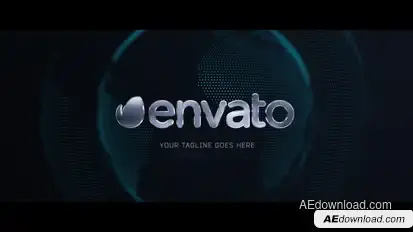 Futuristic Earth Titles Video Displays template preview