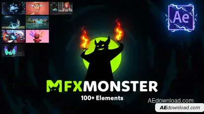 FXMONSTER - 100 Flash FX Video Displays template preview
