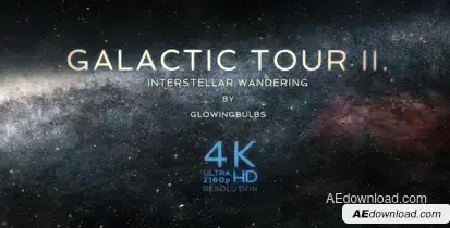 Galactic Tour II Video Displays template preview