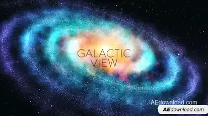 Galactic View Video Displays template preview