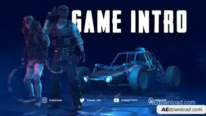Gaming Intro | MOGRT Premiere Pro template preview